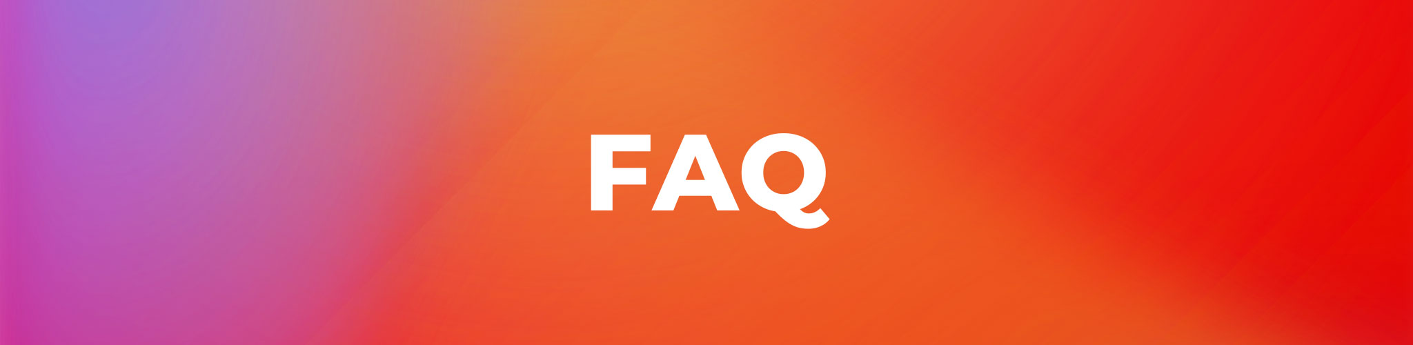 FAQ title image