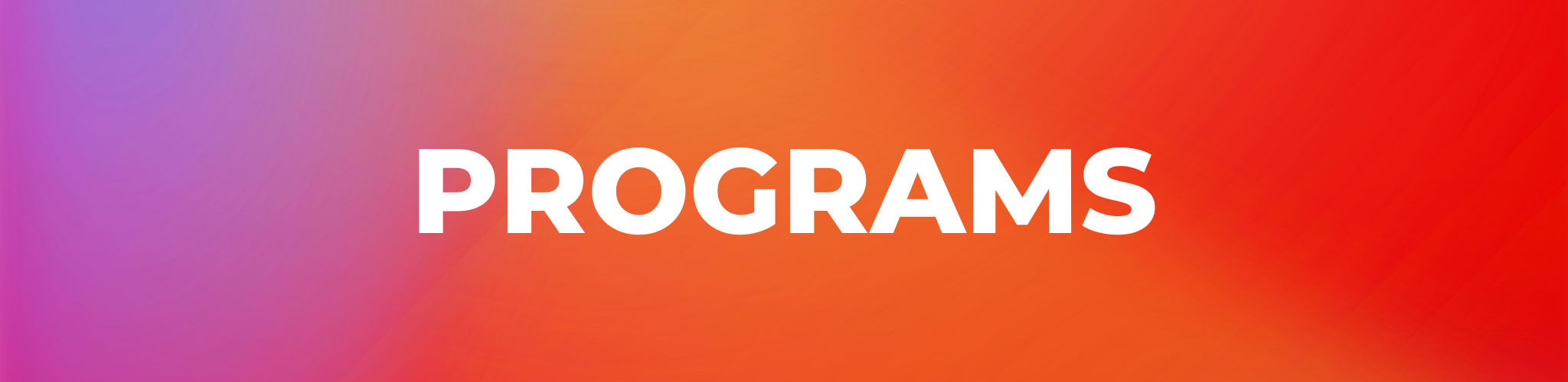Programs title image